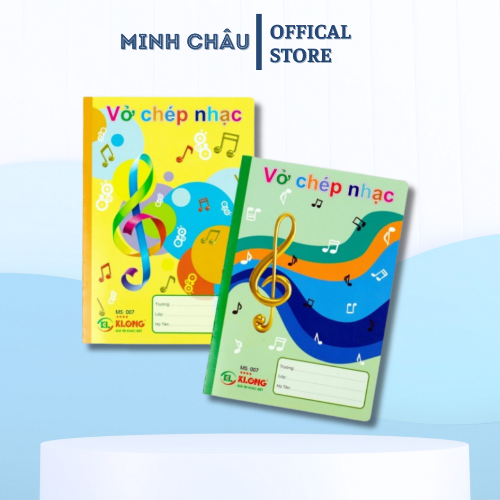 Vở chép nhạc KLONG 36tr , MS: 007