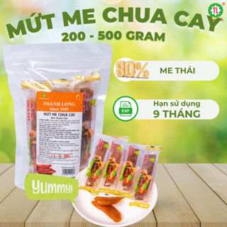 Mứt Me chua Cay Thành Long Kẹo Me Chua Cay Ngọt Thơm Ngon Mứt Hoa Quả 200g/500g