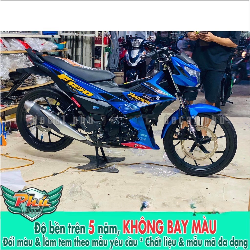 Tem rời Raider Xanh đen (X) -1