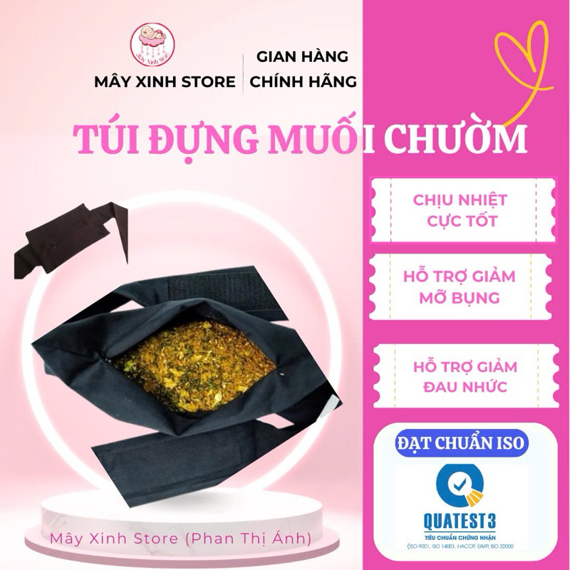 Túi Đựng Muối Chườm Bụng, Đai Đựng Muối Cho Mẹ Sau Sinh Mây Xinh Store