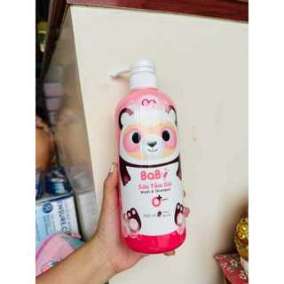 Sữa tắm gội Agi  2 trong 1 cho bé 700ml mềm dịu cho da nhạy cảm