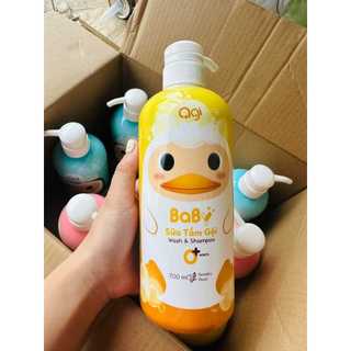 Sữa tắm gội Agi  2 trong 1 cho bé 700ml mềm dịu cho da nhạy cảm