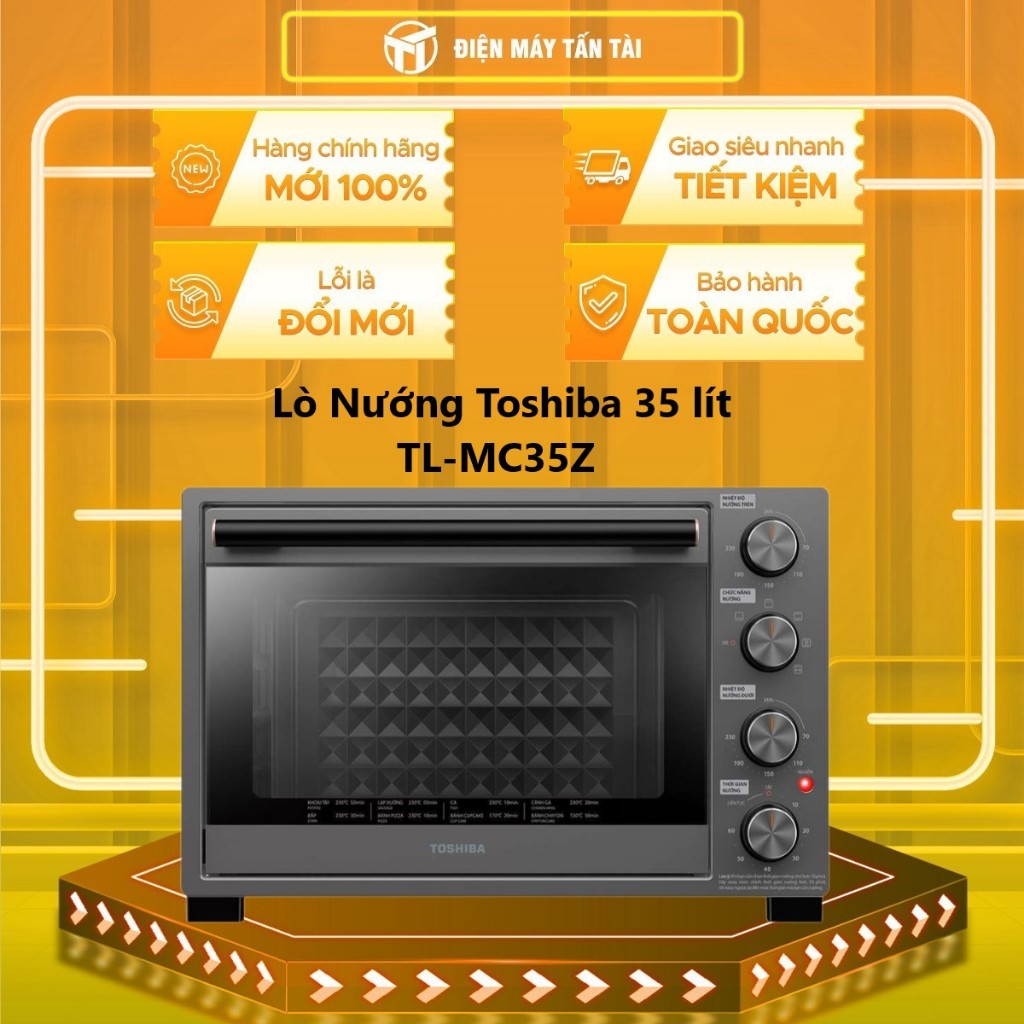 (HCM) - TL-MC35Z - Lò Nướng Toshiba 35 lít TL-MC35Z - HÀNG CHÍNH HÃNG - GIAO MIỄN PHÍ HCM