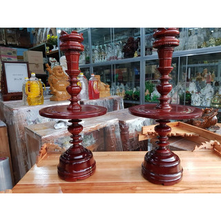 Giá Tại Kho Cặp chân đèn gỗ xà cừ cao 41 cm hàng giá rẻ