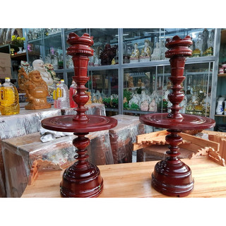 Giá Tại Kho Cặp chân đèn gỗ xà cừ cao 41 cm hàng giá rẻ