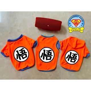ÁO THÚ CƯNG CHỮ ĐEN GOKU SIÊU XINH GIÁ RẺ