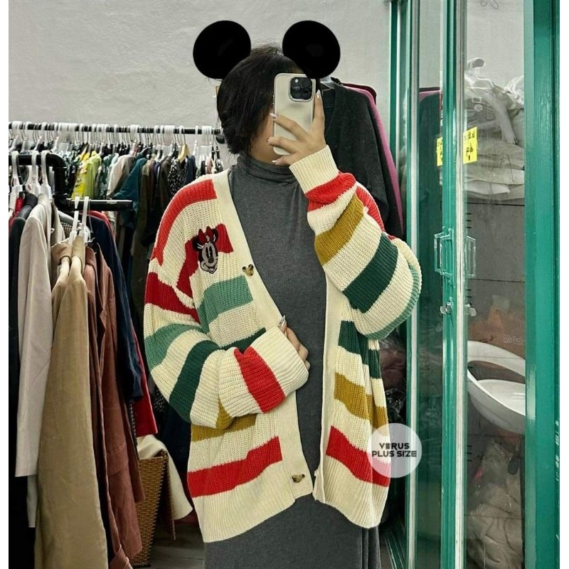 [CÓ BIGSIZE][virusplussize]Cardigan Minie. bigsize xuất xịn