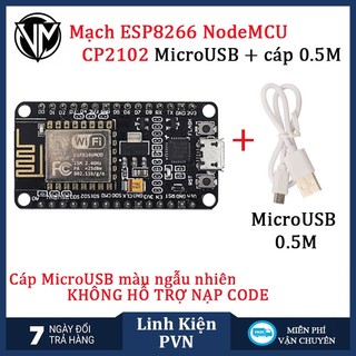 Kit RF thu phát wifi ESP8266 NodeMCU Lua CP2102 MicroUSB/TypeC