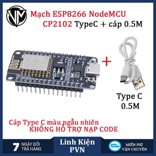 Kit RF thu phát wifi ESP8266 NodeMCU Lua CP2102 MicroUSB/TypeC