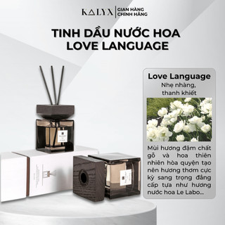  Tinh Dầu Thơm Phòng Love Language 150ml & 200ml Hương Thơm Nhẹ Nhàng Thanh Khiết Sang Trọng FULL BOX 