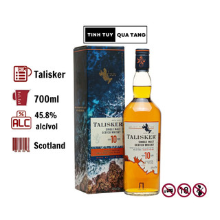 Rượu Talisker 10 Năm, dung tích 700ml, nồng độ 45.8%