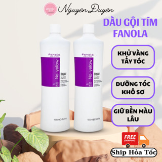 Dầu gội tím FANOLA NO YELLOW, dầu gội khử vàng và giữ màu dành cho tóc tẩy nhuộm_Nguyenduyendaily
