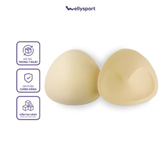 Mút Đệm Ngực Ôm Nâng Mút Lót 1,5cm Cho Áo Bra Áo Tập Gym Yoga Đồ Bơi Cầu Lông Hình Tam Giác Đệm Nâng Welly Sport-1 cặp