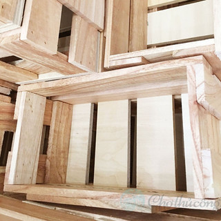 THÙNG GỖ - KỆ PALLET ĐA NĂNG (KT lọt lòng D22.5xR12.5xC10cm)