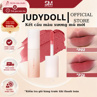  JUDYDOLL Son kem bùn Lip Mud Mịn lì Lâu trôi Che phủ vân môi Không dính cốc 3,3 g 
