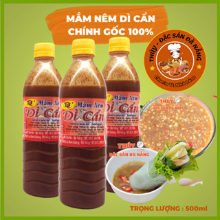 Mắm Nêm Dì Cẩn Chai 500ml Say Nhuyễn Chính Gốc Đệ Nhất Mắm Nêm Ngon Đặc Sản Đà Nẵng