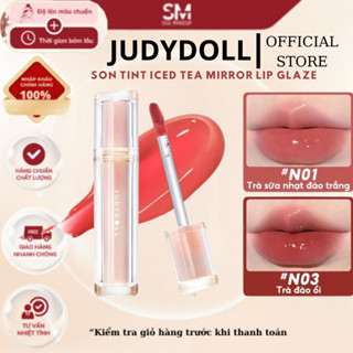 JUDYDOLL Son tint Iced Tea Watery Lip Gloss Môi bóng Căng mọng Không dính Nhẹ môi 2,4g