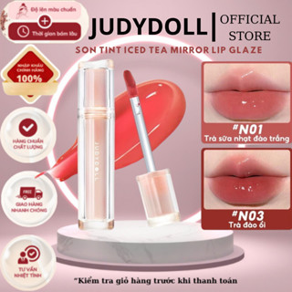 JUDYDOLL Son tint Iced Tea Watery Lip Gloss Môi bóng Căng mọng Không dính Nhẹ môi 2,4g