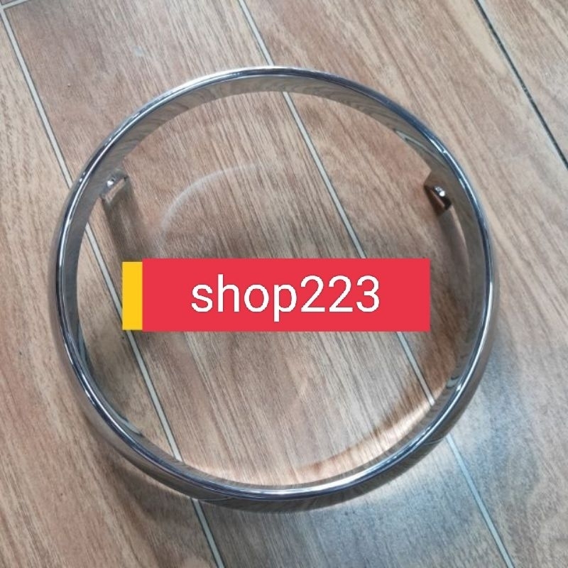 Ốp viền đèn pha Vespa Primavera (không lắp được xe điện, xe 50cc)