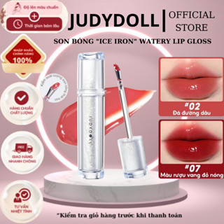 JUDYDOLL Son bóng "Ice-iron" Watery Lip Gloss Lâu trôi Không dính cốc Dưỡng ẩm 2,4g