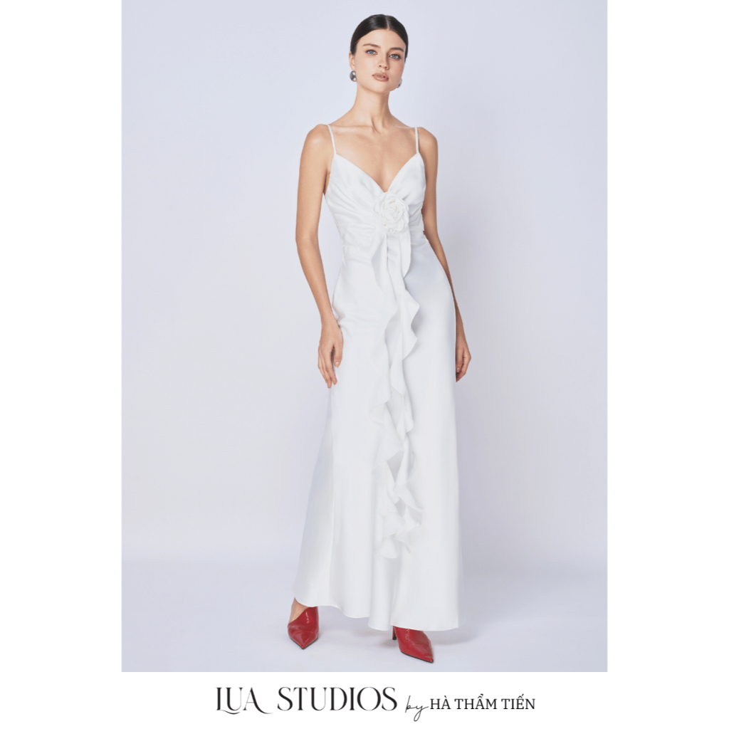 [LUASTUDIOS] Váy lụa dáng dài - váy lụa 2 dây sang trọng