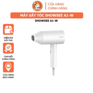  Máy sấy tóc bổ sung ion âm SHOWSEE A1-W 1800W cao cấp Chống Xù Rối Khô Tóc 