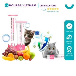 Gel Lysine cho mèo Dorrikey Gel tăng đề kháng hỗ trợ hô hấp ngừa bệnh tật NourseVietnam DK04 (130g)