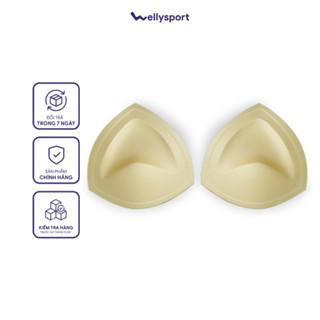 [Combo 5 đôi] Mút Đệm Ngực Ôm Nâng Mút Lót 1,5cm Cho Áo Bra Tập Gym Yoga Đồ Bơi Hình Tam Giác Đệm Nâng Vừa Welly Sport