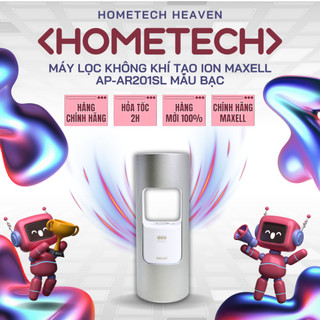 ☑️ ap-ar201sl - máy lọc không khí tạo ion maxell ap-ar201sl màu bạc - hàng chính hãng