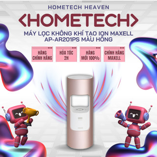 ☑️ ap-ar201p - máy lọc không khí tạo ion maxell ap-ar201ps màu hồng - hàng chính hãng
