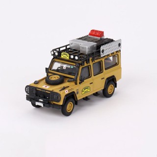 Mô hình xe 1/64 Mini GT Land Rover Defender 110 1989 Camel Trophy Amazon Team France MGT00463