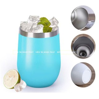 [CÓ NẮP, CHỐNG TRÀN] Cốc giữ nhiệt inox 304 cao cấp, cốc trứng để bàn chống tràn, ly uống cafe đựng nước nóng, lạnh