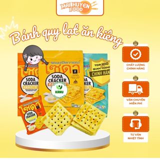Bánh Quy Lạt Soda Cracker Ăn Kiêng Healthy Nội Địa Trung ,Phù Hợp Cho Người Tiểu Đường - 400g
