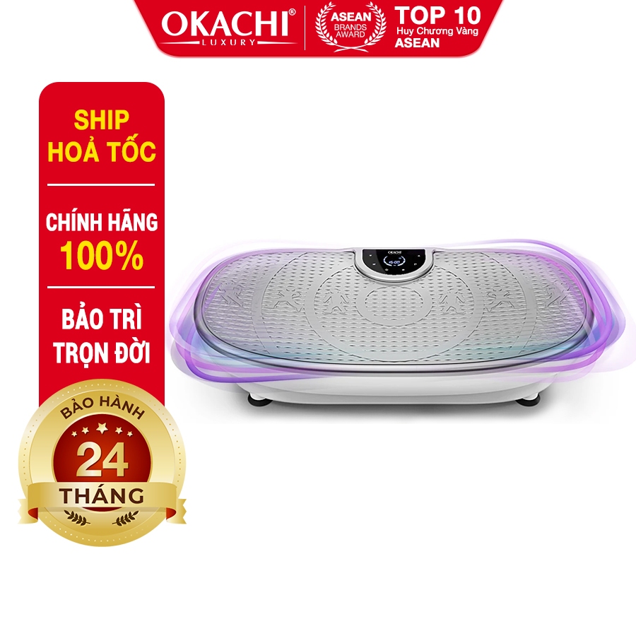 Máy Rung Giảm Mỡ Toàn Thân OKACHI JP-860 Công Nghệ Rung Tiên Tiến Với 180 Cường Độ Rung 
