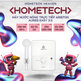 AURES EASY 3.5 [GIAO TOÀN QUỐC] - Máy Nước Nóng Trực Tiếp 3500W Ariston Aures Easy 3.5 - Hàng Chính Hãng, Mới 100%