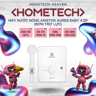  AURES EASY 4.5P  GIAO TOÀN QUỐC   - Máy Nước Nóng Ariston Aures Easy 4.5P  BƠM TRỢ LỰC  