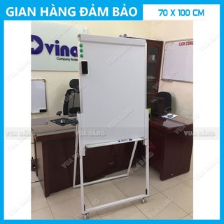 Bảng Flipchart Chân Gấp - Hội Thảo - Kẹp Giấy (Tặng 1 bút, 1 xóa bảng, 6 nam châm, 10 tờ giấy)