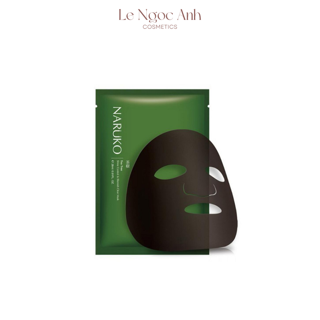 Mặt nạ giấy Naruko Tea Tree Shine Control & Blemish Clear Mask 20ml