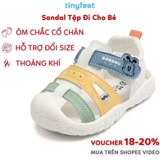 Sandal Tập Đi Cho Bé Trai Bé Gái Thoáng Khí TINYFEET SD03 Giày Tập Đi Cho Bé 1 Tuổi 2 Tuổi Siêu Nhẹ