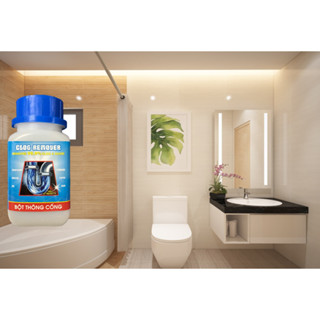 Bột sạch thông đường ống thoát nước, bồn rửa mặt, bồn rửa chén Hando (hộp 280g)