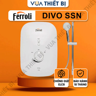 Ferroli DIVO SSN 4.5S 4500w – Không bơm – Máy nước nóng trực tiếp