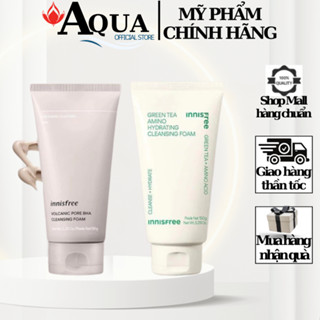 Sữa Rửa Mặt Tro Núi Lửa GIẢM Đầu Đen, Bã Nhờn Innisfree Jeju Volcanic Pore Cleansing Foam 150ml