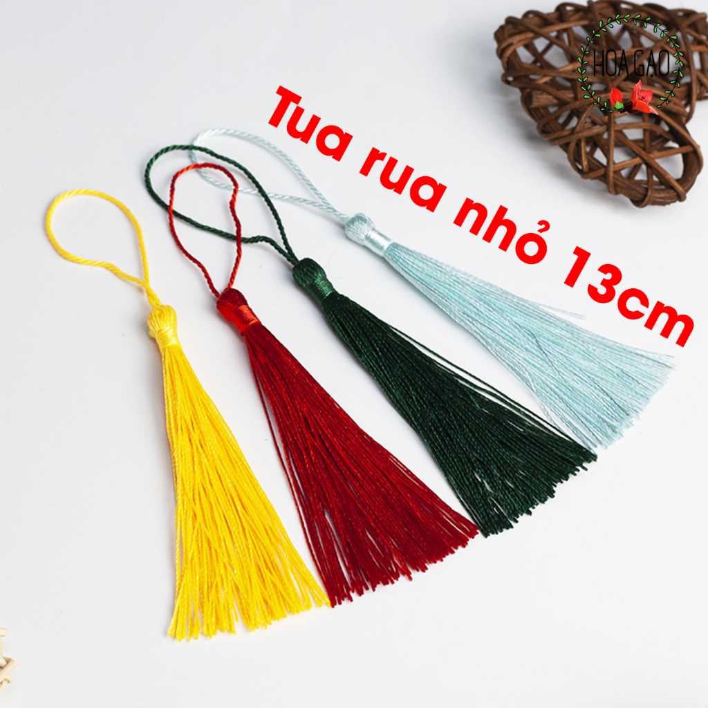 Tua rua dây treo trang trí 13cm TUA NHỎ RẺ tua rua trang trí noel giáng sinh Tết lồng đèn tua rua cổ