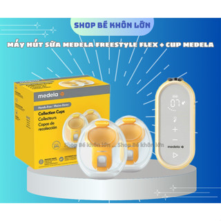 Máy hút sữa Medela Freestyle Flex + Cup rảnh tay Medela Hand Free new seal