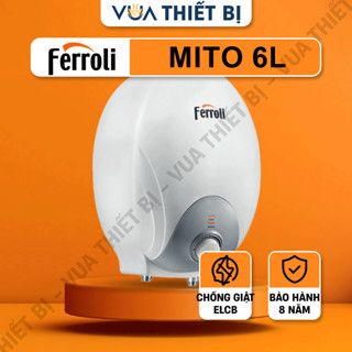  6L | FERROLI MITO 6 lít - Bình nóng lạnh gián tiếp cho bếp rửa bát HOTDOG 5 lít 