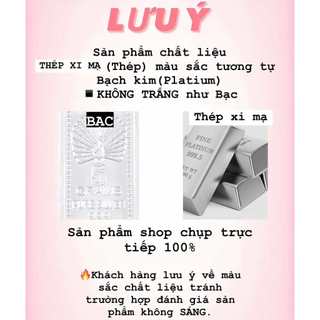 [1 CHIẾC] Bông tai THÉP XI MẠ ngọc dài 2 màu