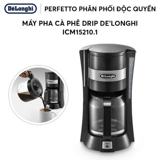 Máy pha cà phê Drip DeLonghi ICM15210.1 - Nhỏ gọn - Bảo hành 12 tháng
