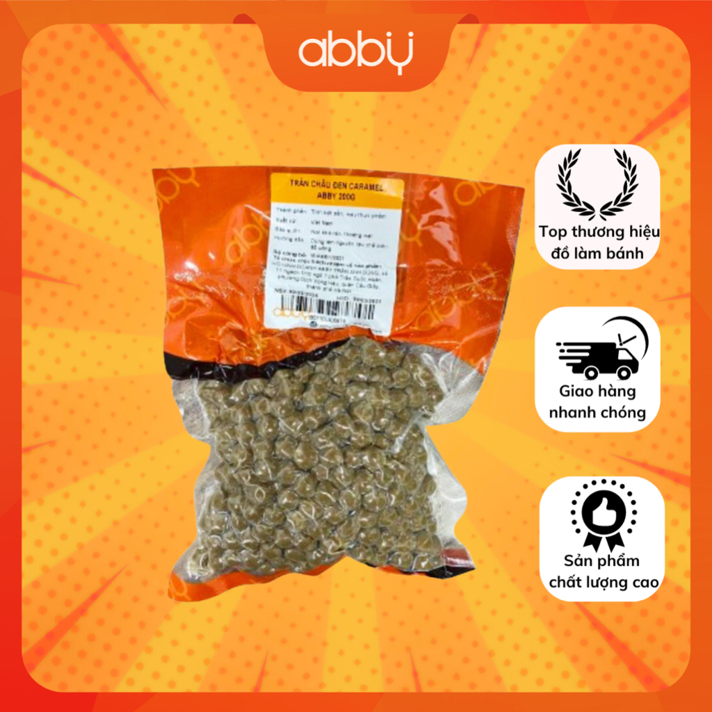 Trân Châu Đen Caramel Abby 200g