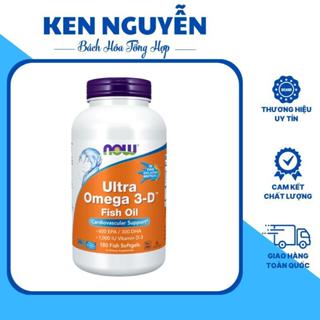  Now Ultra Omega 3-D Fish Oil Viên Uống Bổ Mắt Tăng Đề Kháng Hỗ Trợ Xương Khớp Tim Mạch 