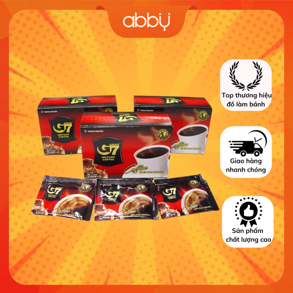 Cafe Đen Pha Dạng Gói G7 2g